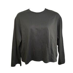 NWT Divided Women’s Shirt Oversized Long Sleeve Gray Streetwear Relaxed Sz Large